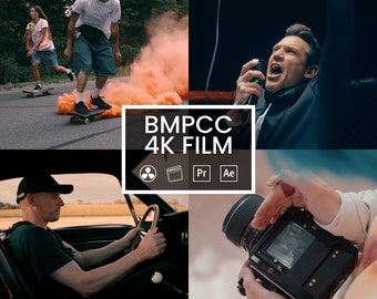 Blackmagic Pocket Cinema Camera LUTs Pack – BMPCC4K | Gen4 | BMPCC | Farbkorrektur | Video | Premiere Pro | Da Vinci |