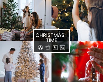 20 Christmas Time LUTs for Festive Video Color Grading | Enhance Holiday Footage with Cinematic Looks