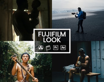Fujifilm Look LUTs for Video & Photo - 10 Film Emulation Color Presets for Premiere, DaVinci