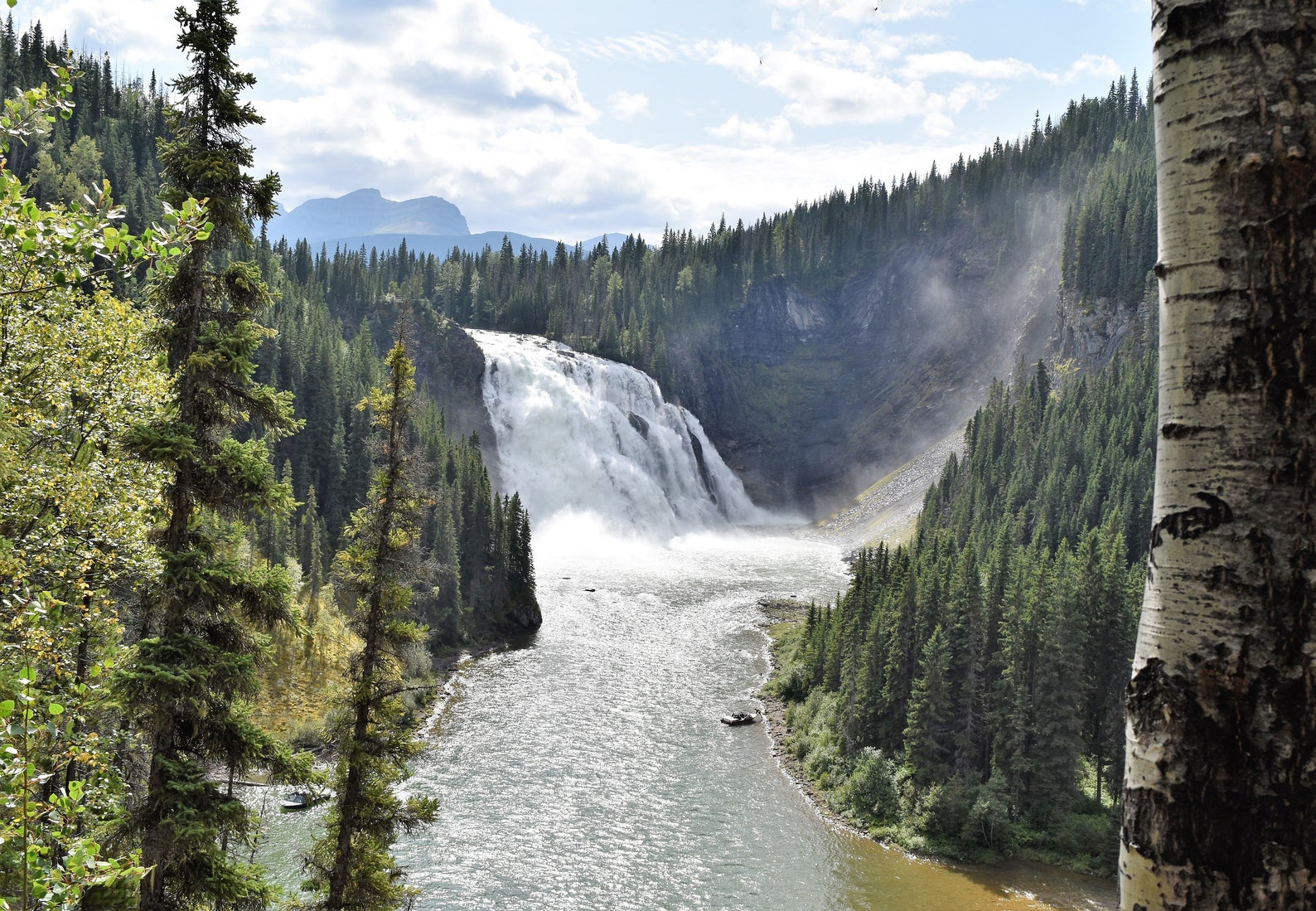 Kinuseo falls in Tumbler Ridge BC Etsy