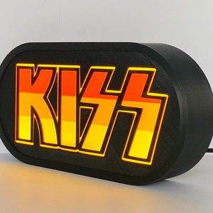KISS - USB Lightbox ~ Sign ~ Lamp