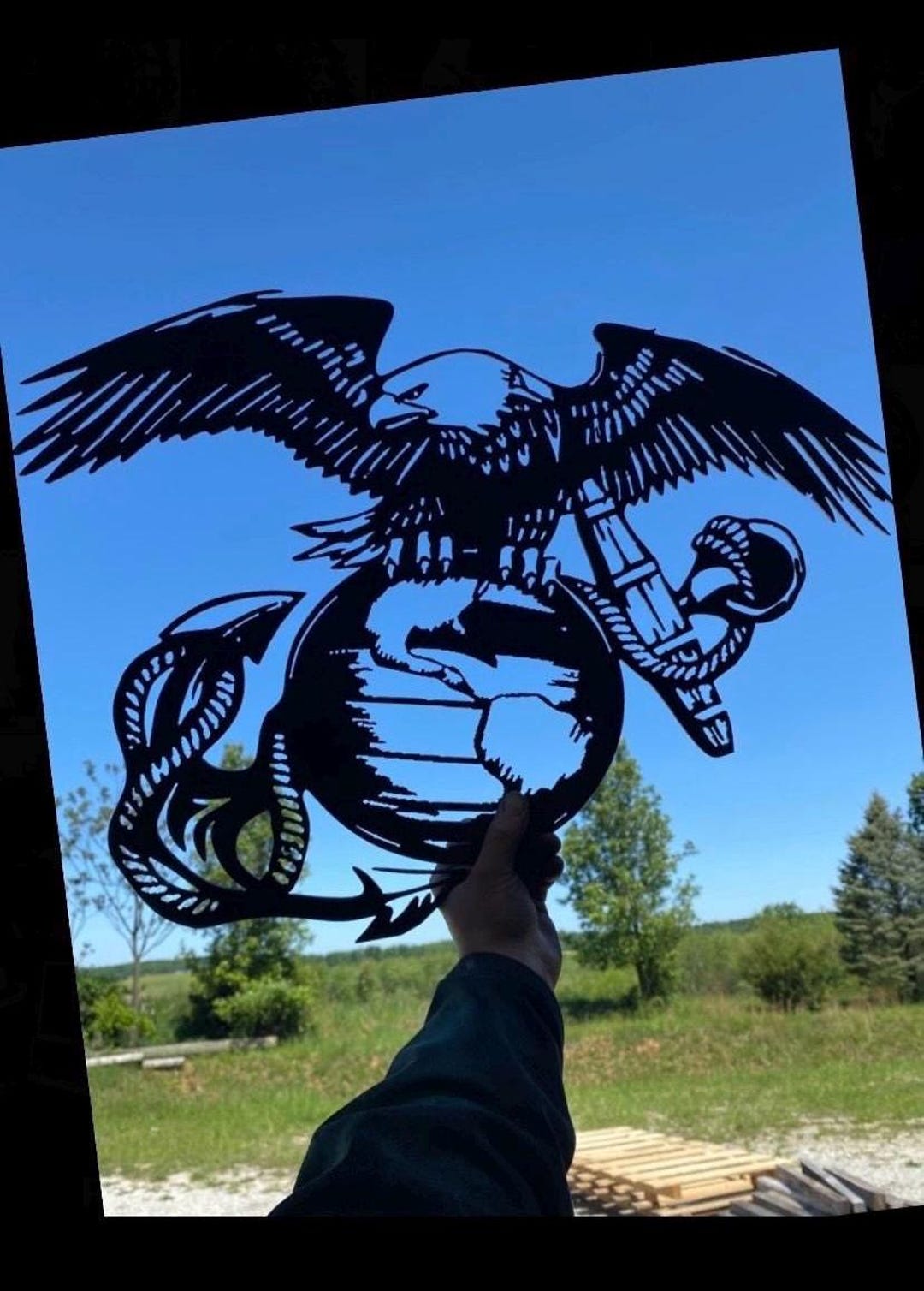 EGA Eagle Globe and Anchor US Marine Corps Emblem - Etsy
