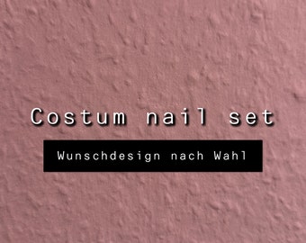 Press on Nails (COSTUM NAILDESIGN) 10 Stück