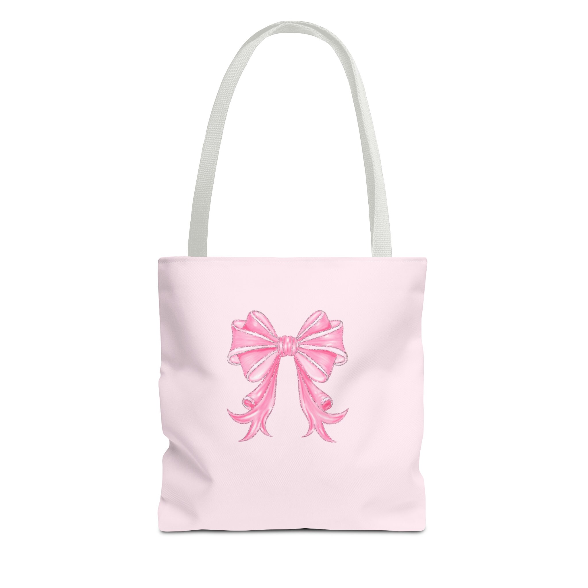 Sac De Plage Fourre-tout Avec Nœud Rose - Polyester 36x61 Cm - Sac à Bandoulière Pour Femme - Plage, Shopping, été