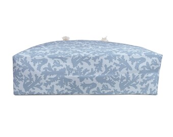 Blue Coral Hand-painted Beach Weekender Bag Travel