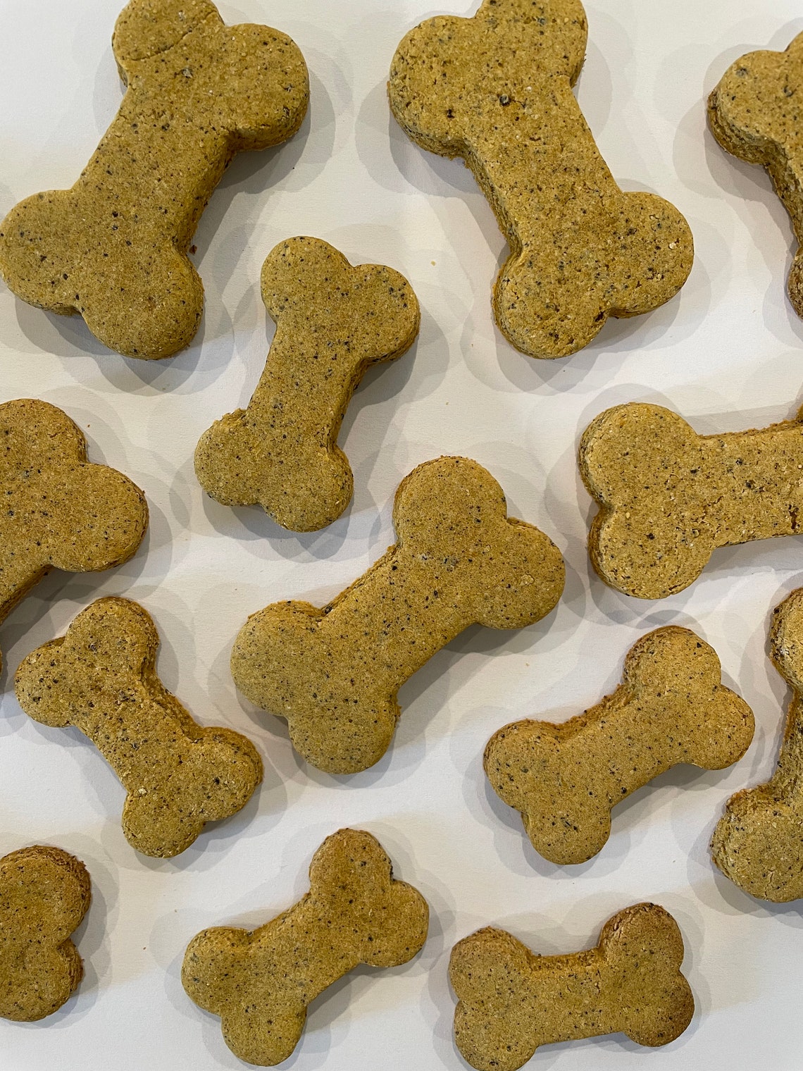 Medium Size Bone Shaped Homemade Dog Treats Glutenfree Dog Etsy