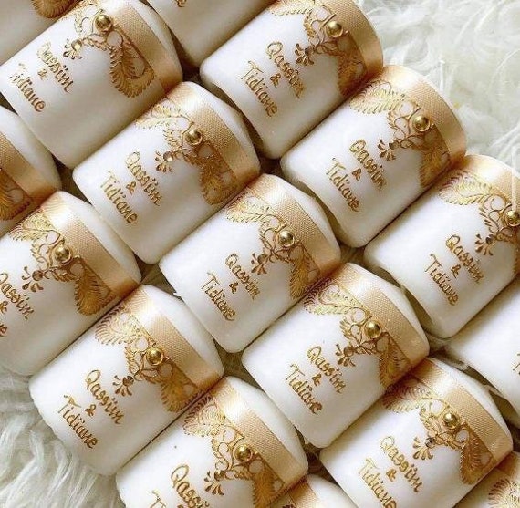 Douceur Invite Bougies Orientales, Personnalisées, Artisanales. Cadeau à Offrir Pour Mariage Orienta