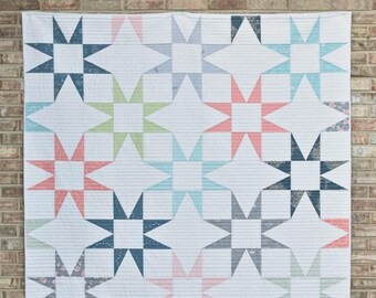 Seeing Stars paper quilt pattern by Material Girl Quilts