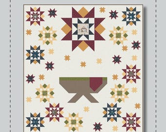 Silent Night paper pattern by Sew A Story