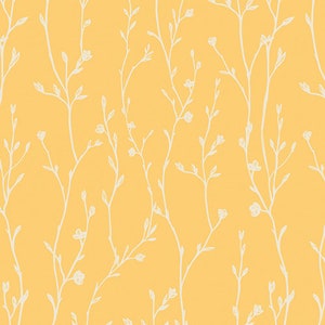 Art Gallery Fabric Spring Equinox line - Growing Buds Sunshine
