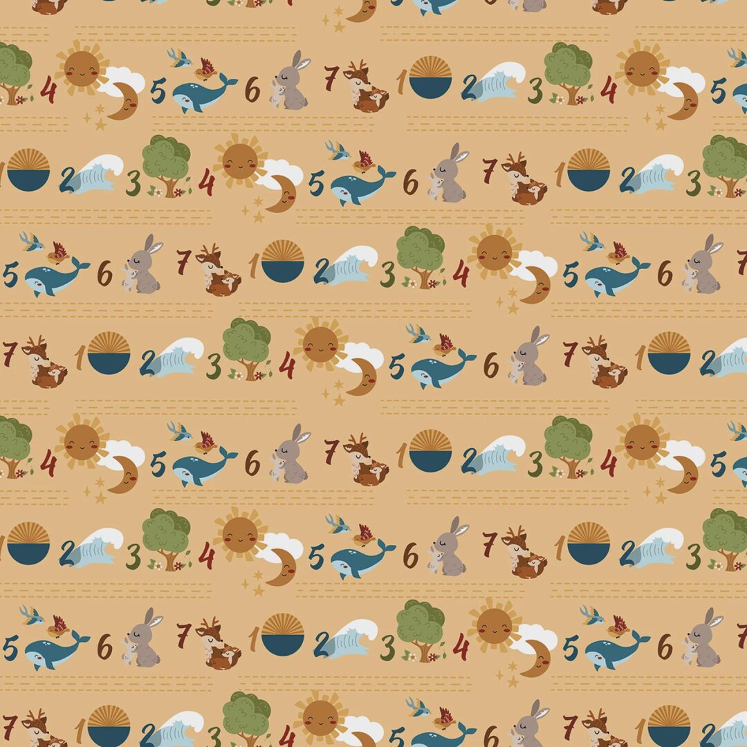 Created With Love Line by Riley Blake Seven Days Sunshine - Etsy