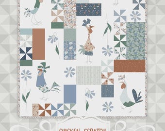 Chicken Scratch paper pattern by Meags and Me