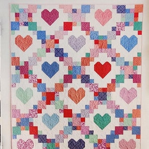 Heartsy Paper Pattern by Cluck Cluck Sew
