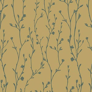 Art Gallery Fabric Spring Equinox Line - Growing Buds Shadow