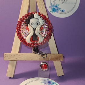 Cruella devil badge reel