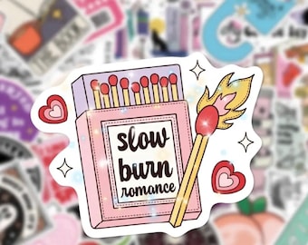Holographic Bookish Stickers | Spicy Smut Dark Romance, Kindle