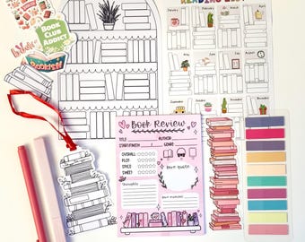 Book Annotation Kit | Book Review | Tabs | Book Lover Kit | Book Lover Gift Kit | Stocking Stuffers