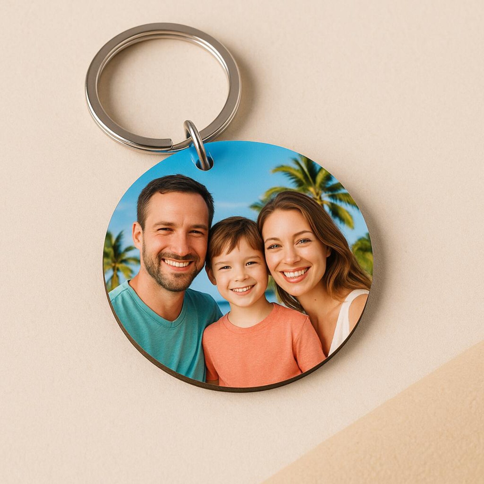 Custom Double-sided Keychain | Round, Square, or Rectangle ...