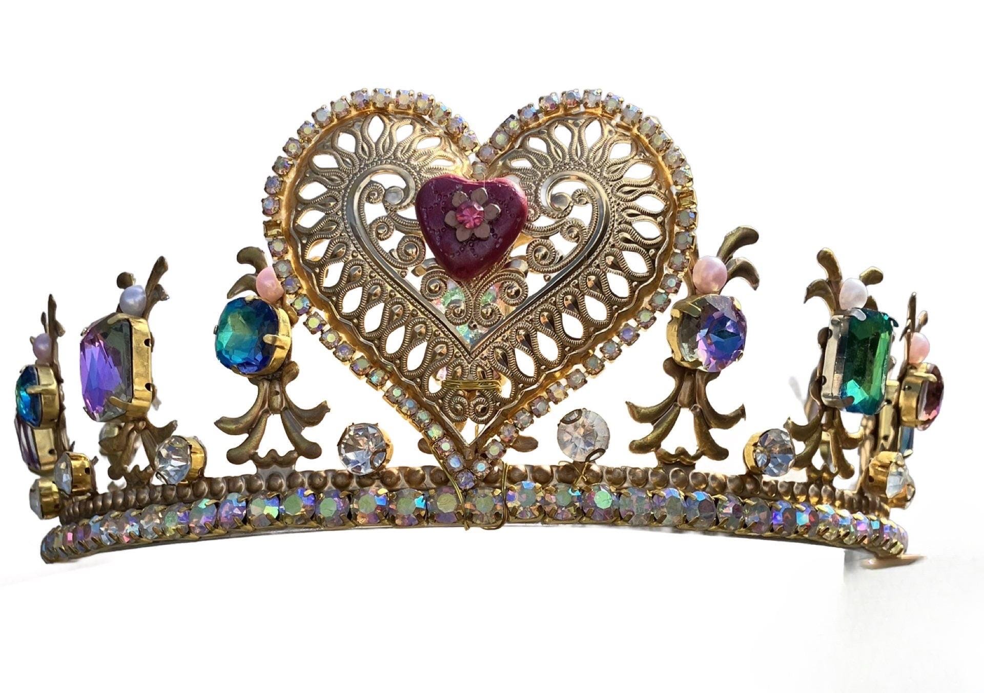 Fenaroli for Regalia Tiara - One of a kind Amazon.com : Vofler Crowns for Women, Gold Tiaras - Baroque  main image 2