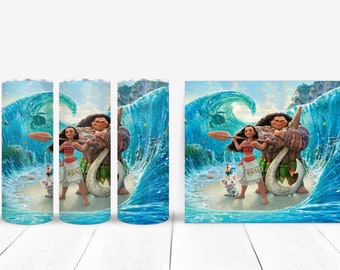 Disney Moana 20 Unzen Edelstahl Isolierter Skinny Becher