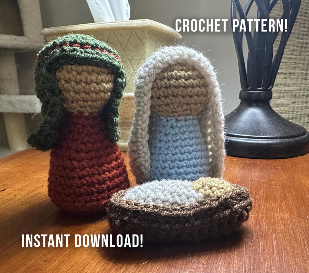 Nativity Crochet Pattern Amigurumi - Instant Download - Etsy