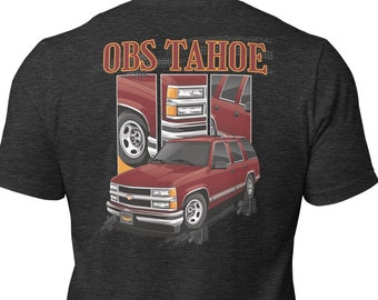 OBS Chevrolet Tahoe 4-Door "Reba" 1995-1999 Short-Sleeve Signature Series Unisex T-Shirt