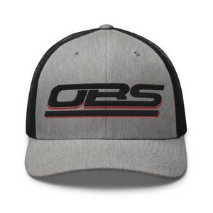 C/K Society OBS Chevrolet, GMC Heather Grey/Black Yupoong Trucker Hat