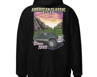 OBS K1500 4x4 Chevy GMC Extra Cab American Classic Unisex Hoodie