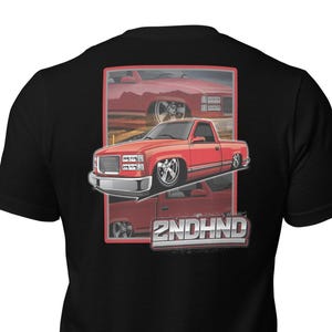 C/K Society 2NDHND Lowered GMC, Chevrolet &#39;88-98 C1500 Single Cab Signature Series Version 2 Unisex T-Shirt