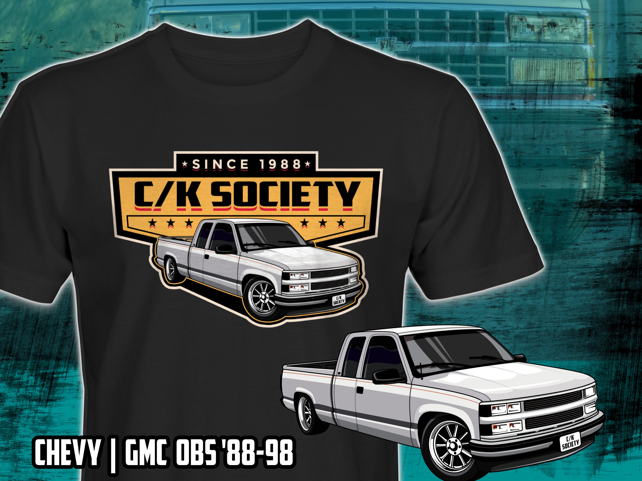 ブラック 88-98 シボレー/GMC C/K 10 ピックアップテールライト ブレーキランプ 交換用 ドライバーと助手席側 CK用サイドモール／4mシボレー GMC C1500 K1500 タホ サバーバン