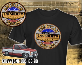 OBS Chevy, GMC C/K Pickup, Tahoe, Yukon, Suburban American Truckin T-Shirt