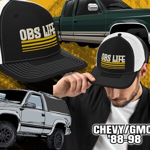OBS LIFE Chevrolet, GMC '88-98 Trucker Hat