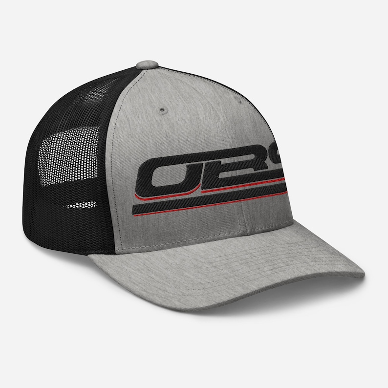 C/K Society OBS Chevrolet, GMC Heather Grey/Black Yupoong Trucker Hat