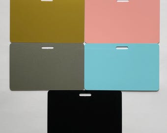 Porta credencial/marcador horizontal para rayos X