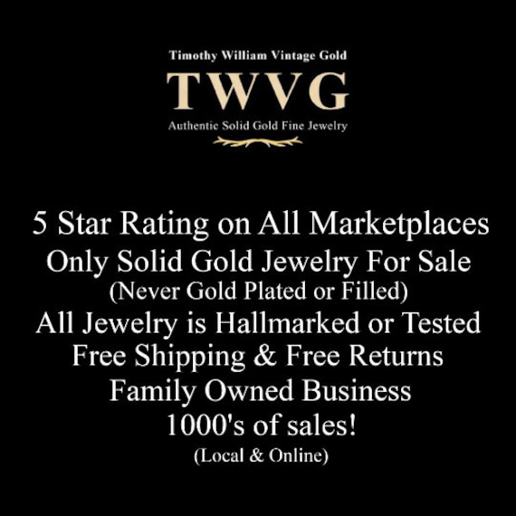 10k Solid White Gold Genuine Pink Topaz & Diamond… - image 8