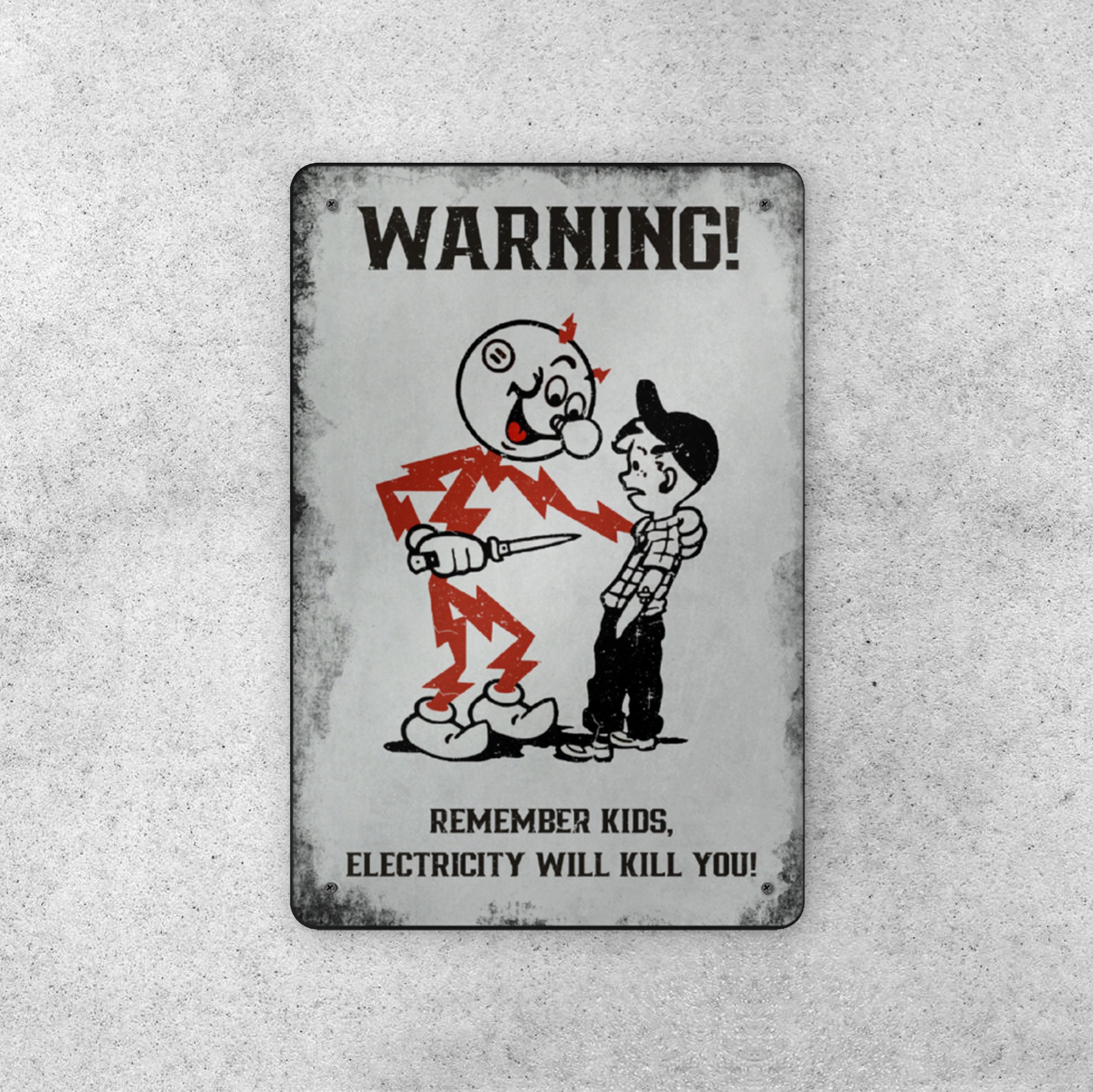 Reddy Kilowatt Metal - Etsy