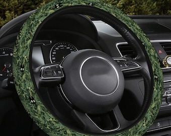 Cute Green Car Accessories, Steeringwheel cover, for vehicle/truck/suv, head rest/carseat/seatbelt/seat belt/interior decor, gift for women