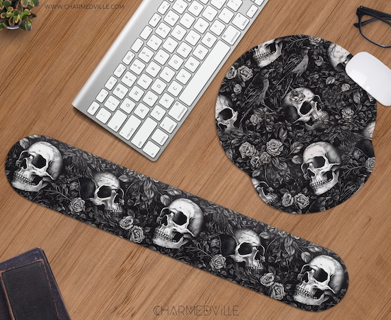 Tappetino per mouse 3D con seni in silicone, con poggiapolsi