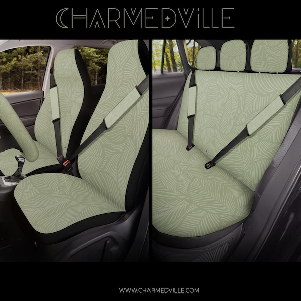 Sage Green Seat Covers Car Etsy