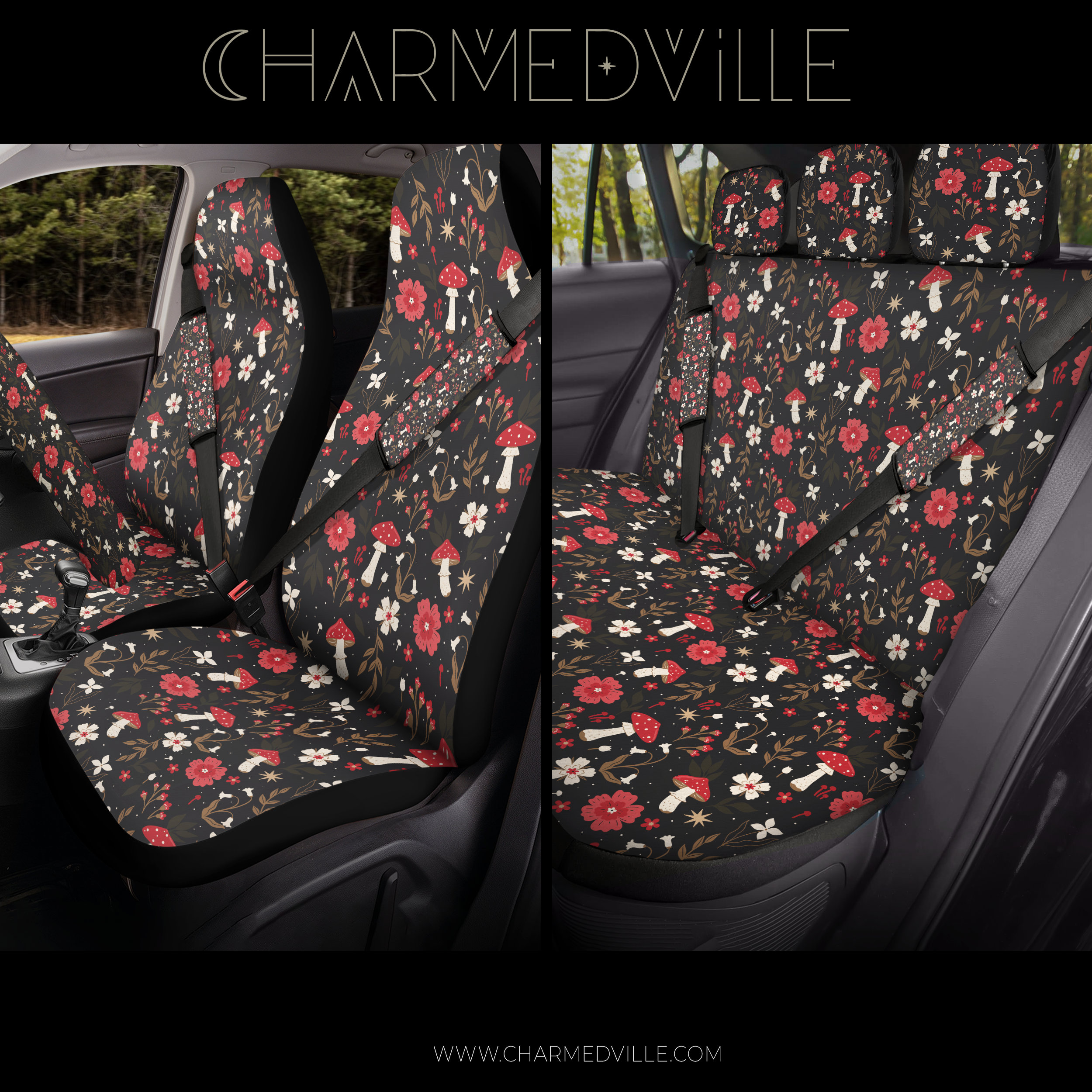 Full red seat covers - .de
