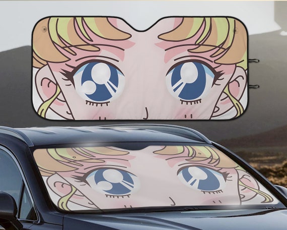 Yeux d'anime pare-soleil pour voiture, pare-soleil pour pare-brise, manga  Moon girl, cadeau de couverture de protection UV réfléchissant pour fenêtre  de véhicule pour femme -  Canada