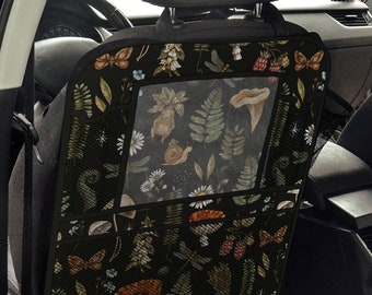Car Seat Organizer Accessories, Carseat back Storage & Reusable Trash Bag/Bin, Best chair cover travel for rv/truck/suv, , accessory gift