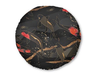 Tufted Floor Pillow, Round