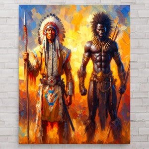 Warrior Poster, Freedom fighters Wall Art, African American Art,Native American Wall art, Afro Wall Art, Resistance Wall Art,Freedom Warrior