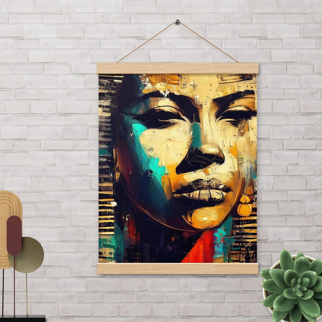 Egyptian Poster With Hangers Ready to Hang Wall Art Wall Etsy