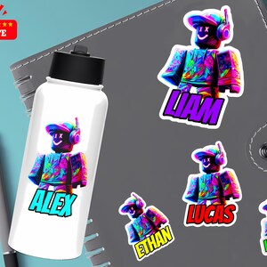 Personalized Roblox Sticker, Bubble-free stickers, Roblox Gift, Forsaken, Roblox Sticker Decal Vinyl for water bottle Lunchbox, laptop, car