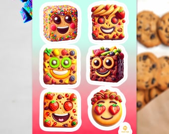Cookie Run Sticker sheet, Roblox cookies, Kingdom, Shadow Milk Cookie and friends Candy Apple, Black Sapphire, strawberry Banana Sticker