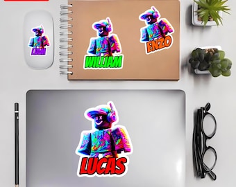 Personalized Roblox Sticker, Bubble-free stickers, Roblox Gift, Forsaken, Roblox Sticker Decal Vinyl for water bottle Lunchbox, laptop, car