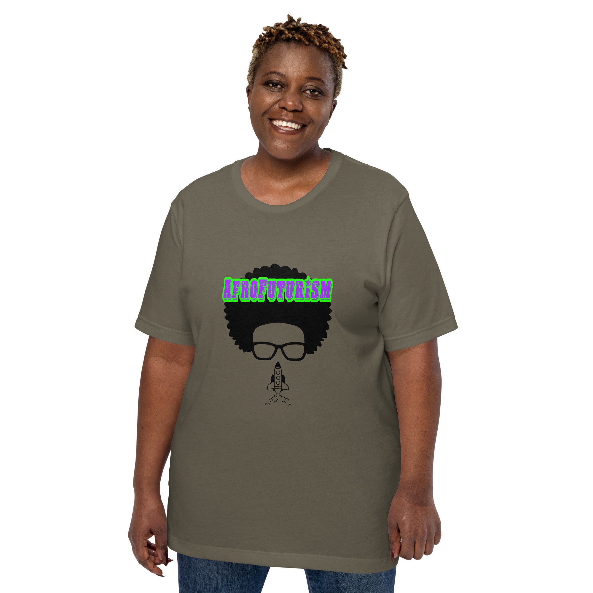 【LO-FI】DIS-ORIENTATION TEE [BLACK] Afrofuturism Unisex T-shirt - Lofi Beatz T-shirt, Geeky T