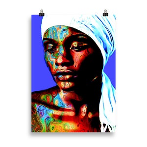 Black Girl Magic Art Print: Island Beauty Poster